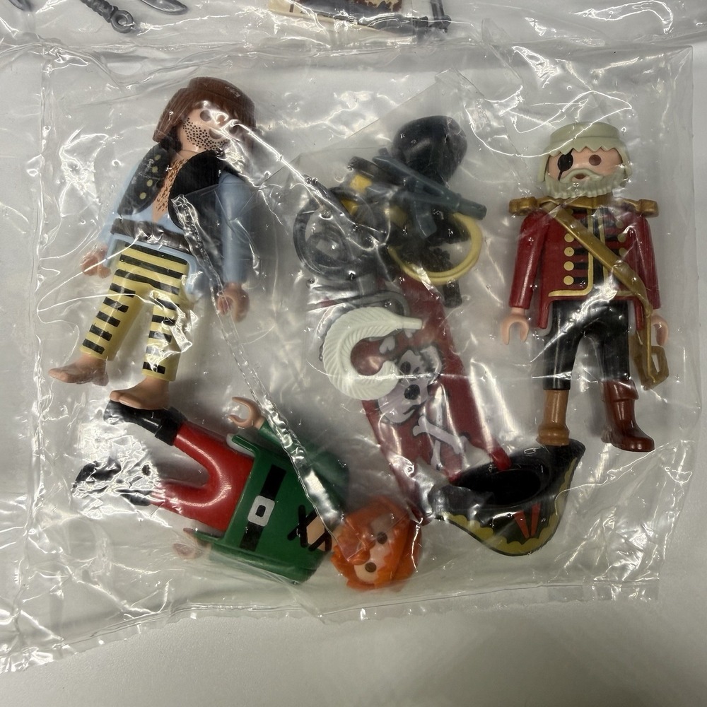 Playmobil Pirate Captain 2 Shipmates Set NEW 1996 Bagged No Box Vintage Toy